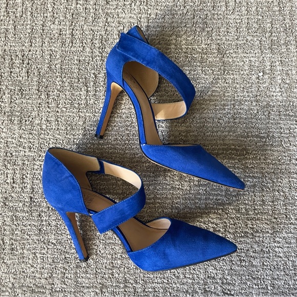 Vince Camuto D’Orsay Cobalt Blue Pumps, Size 6.5 - Picture 6 of 10